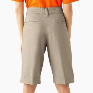 Girls' Classic Fit Bermuda Shorts, KR5514, Khaki